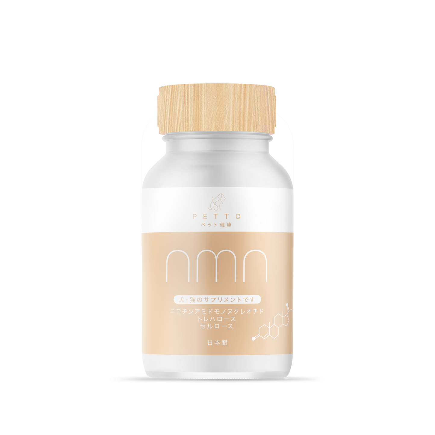 【猫犬专用】PETTO NMN – 宠物NMN保健食品(60粒)